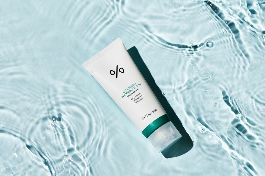 Водостійкий сонцезахисний крем з центелою азіатською | Dr. Ceuracle Cica Regen Waterproof Sun SPF 50+ PA++++, 100ml 1410 фото