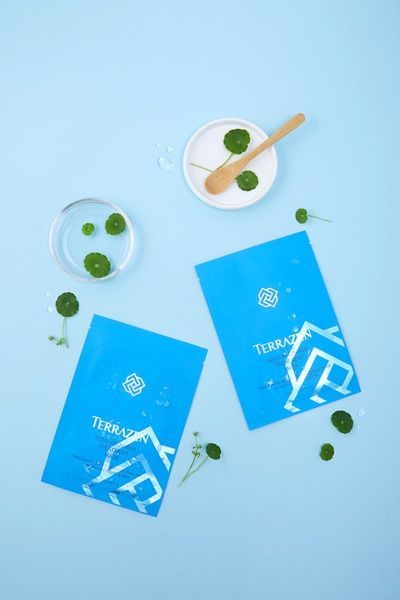 Інтенсивно зволожувальна маска з гіалуроновим комплексом | Terrazen Aqua Recharge Treatment Mask, 1шт 1468 фото