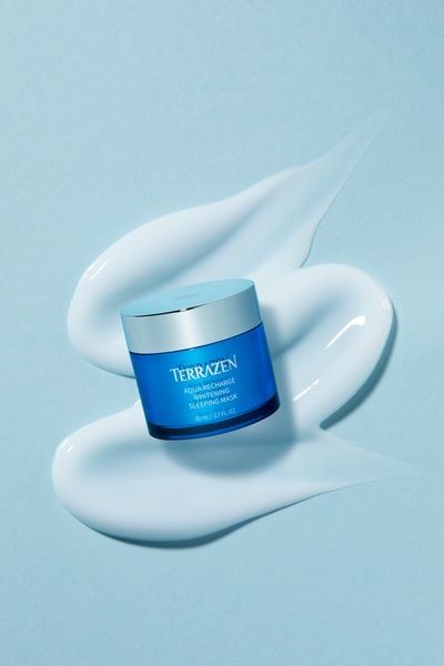 Зволожуюча нічна маска з освітлюючим ефектом | Terrazen Aqua Recharge Whitening Sleeping Mask, 80ml 1471 фото