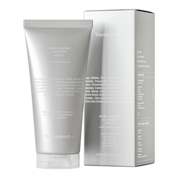 Гель для очищення шкіри обличчя | Transparent Lab Rose Calming Cleanser pH 5.5, 150ml 1377 фото